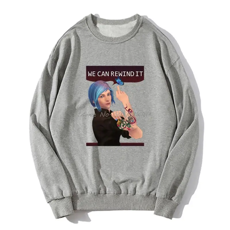 Hoodie For Men We Can Rewind It Life Is Strange Anime Men Hoodie Spring Autumn Sweater Streetwear Harajuku Unisex Oversize - 2