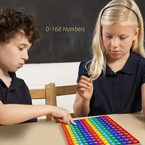 Children Educational Toys Digital Multiplication Table Game Fidget Math Manipulative for Kids Learning Stress Relieving 4