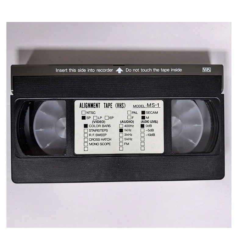 Vhsテストテープ、配置テープ、カラーバー、手根、昆虫、モノ