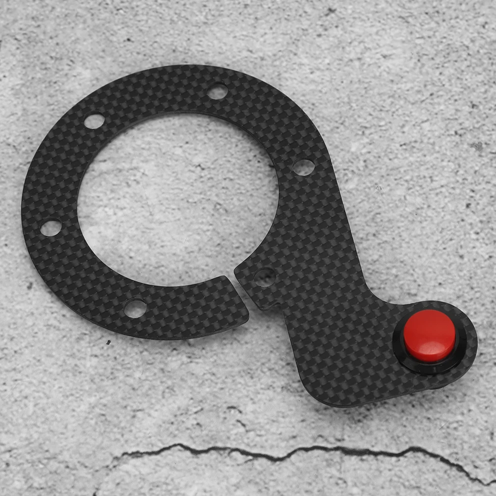 Horn Switch Steering Wheel Switch Carbon Fiber External Horn Button Kits 6 Bolts Dual Button For MOMO/OMP/Nardi/Sparco Steering Wheel