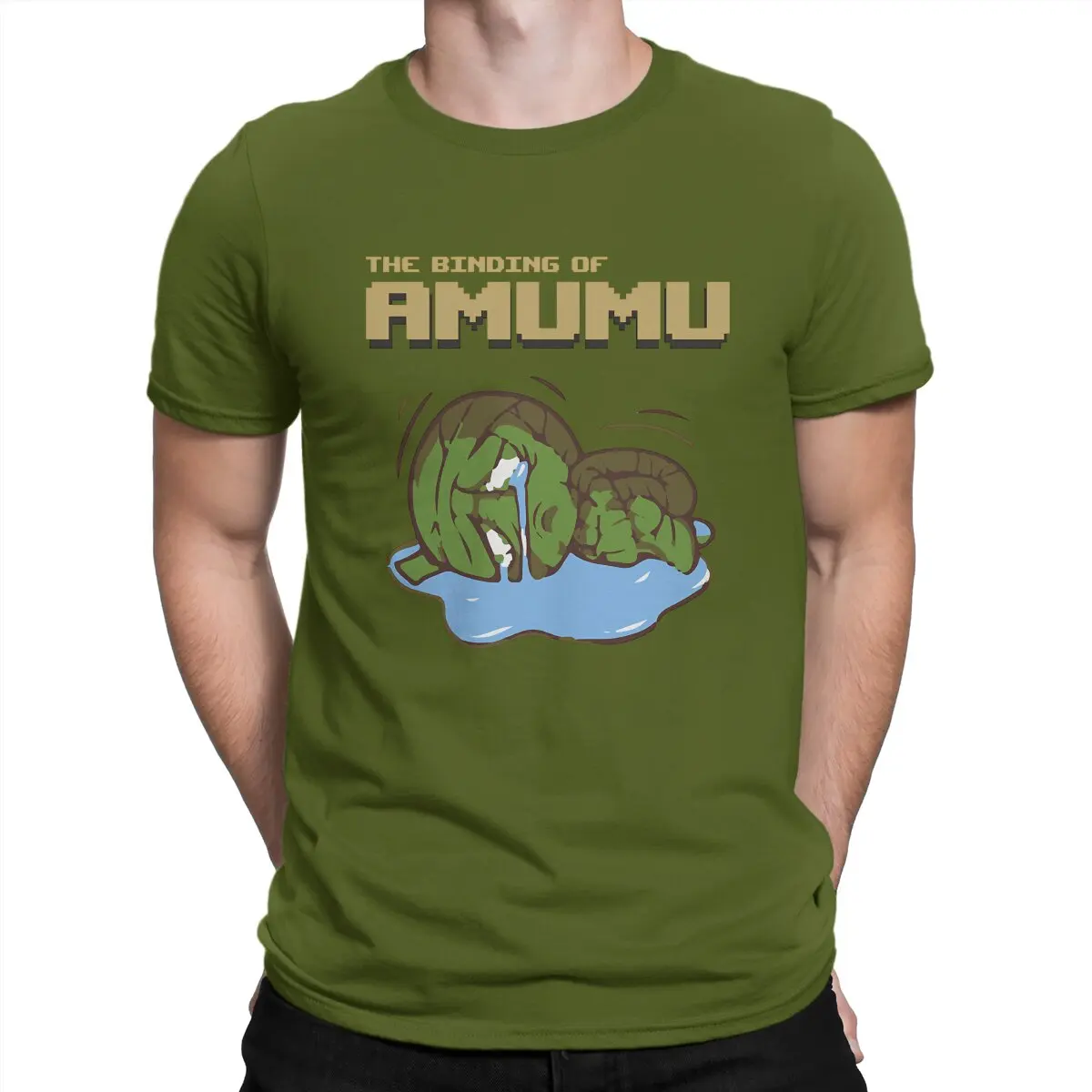 thumbnail image 1 of Camisetas Amumu para hombre, de Arcane League of Legends, LOL Game, novedad, algodón puro, cuello redondo, manga corta, 1 of 7