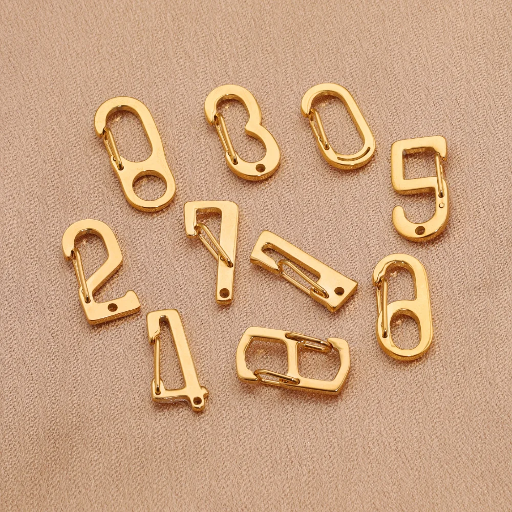 4pcs Stainless Steel Chic Letter S Buckle Spring Lobster Clasps Hooks  Connectors Necklace for DIY Jewelry Making Supplies - AliExpress