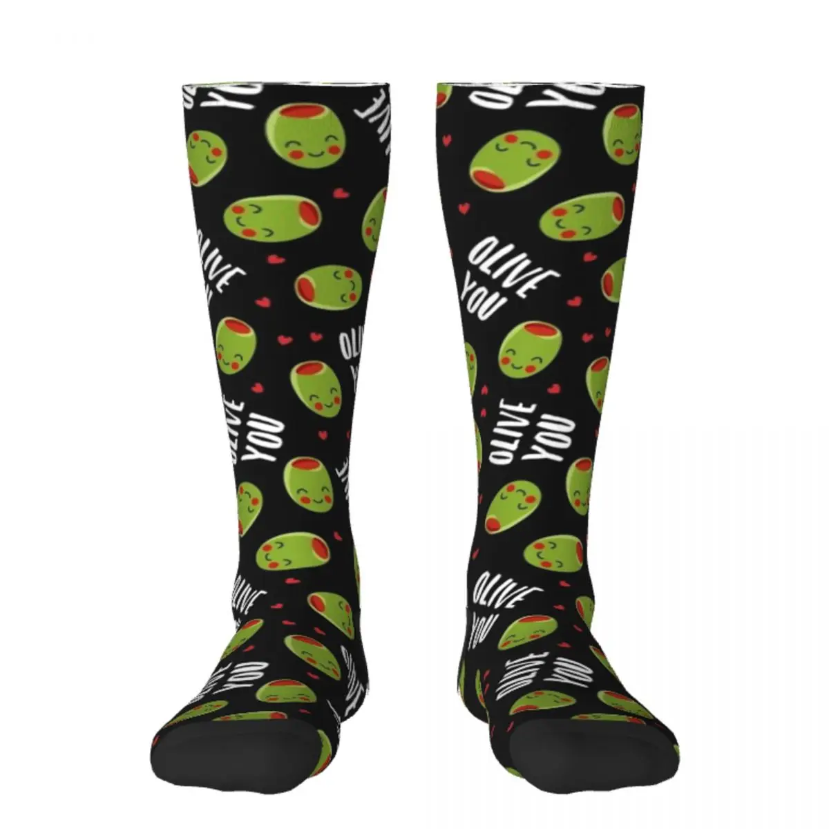 

Носки Olive You - olive valentines - hearts kawaii с подогревом для баскетбола мужские носки женские