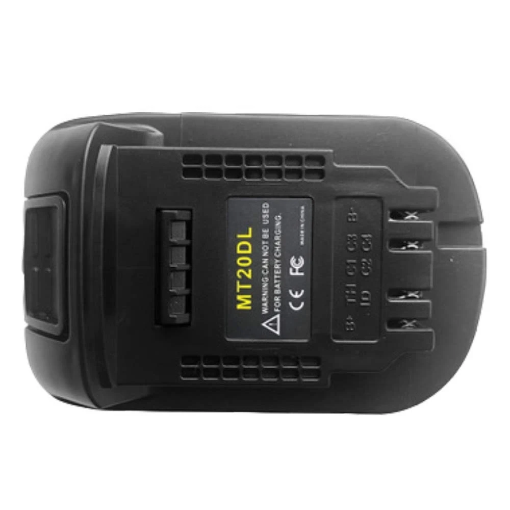 Mt20Dl 리튬 이온 배터리 어댑터, 마키타 18V Bl1830 Bl1860 Bl1815, 디월트 18V 20V Dcb200 리튬 이온 배터리용