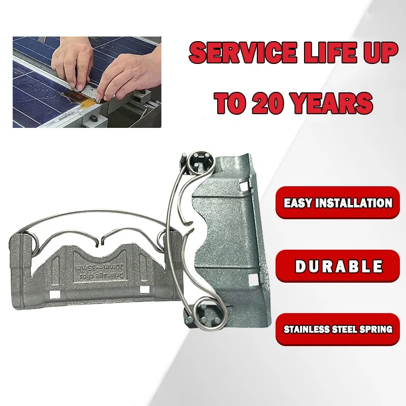 1/4/6/10 Pz 20-35Mm Pannello Solare Clip Di Drenaggio Dell'Acqua Pannello Fotovoltaico Acqua Drenata Via Clip Alimentatori Solari