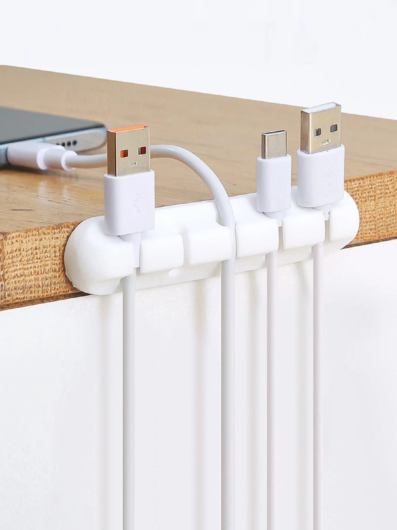 Cable Holder Clips Cable Cord Wire Organizer Silicone USB Winder Management Clips Self Adhesive Mouse Keyboard Headset cable organizer cable management bracket