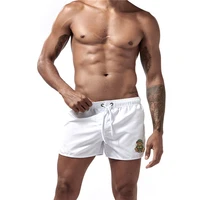 2024 Men's bear patterned swimsuit, branded shorts, sexy, low waisted, breathable, beach surfing 2