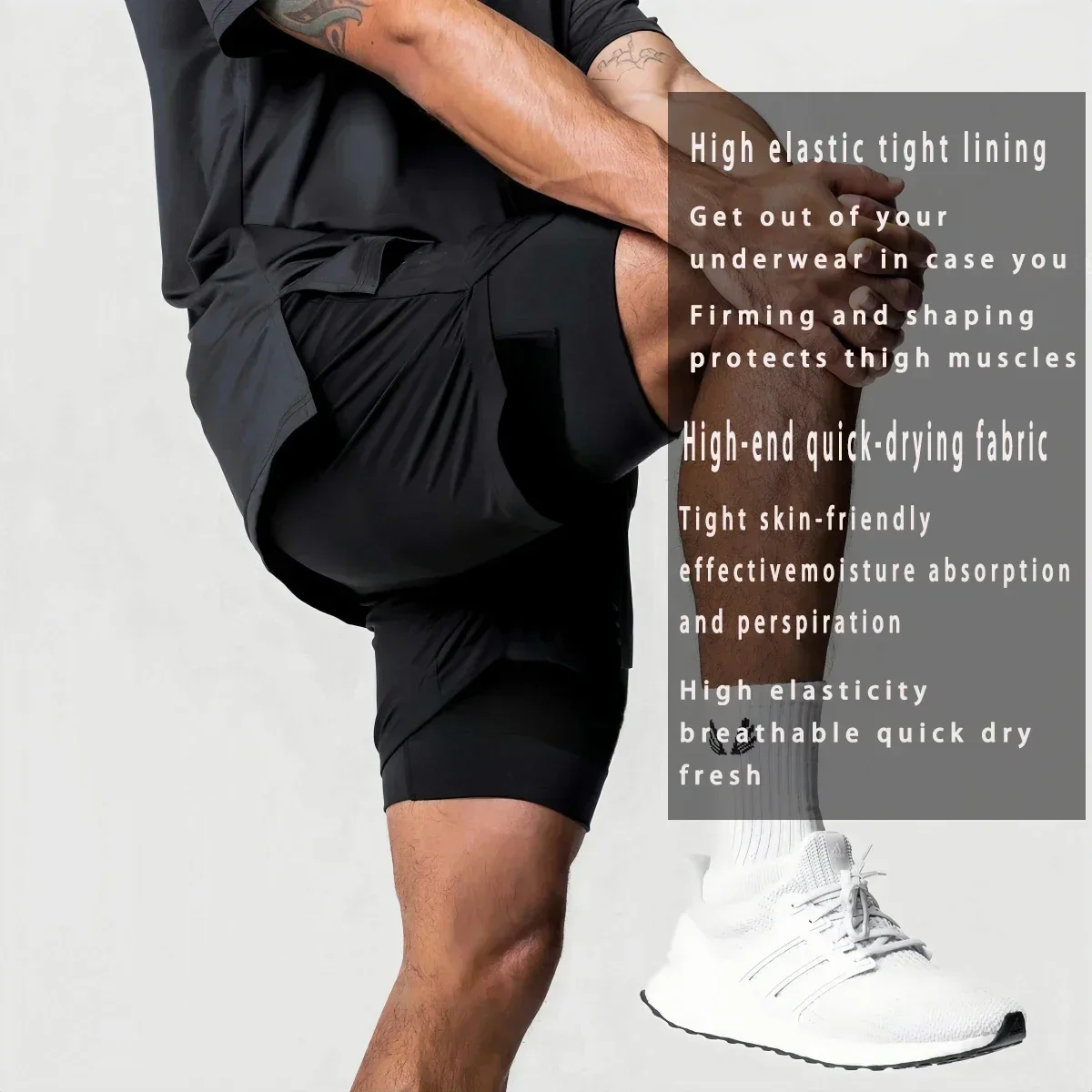 Men's Running Shorts Training Shorts Spider Print Gym Sports Men's Casual Wear Men's Fitness Jogging Y2k Training Shorts 4
