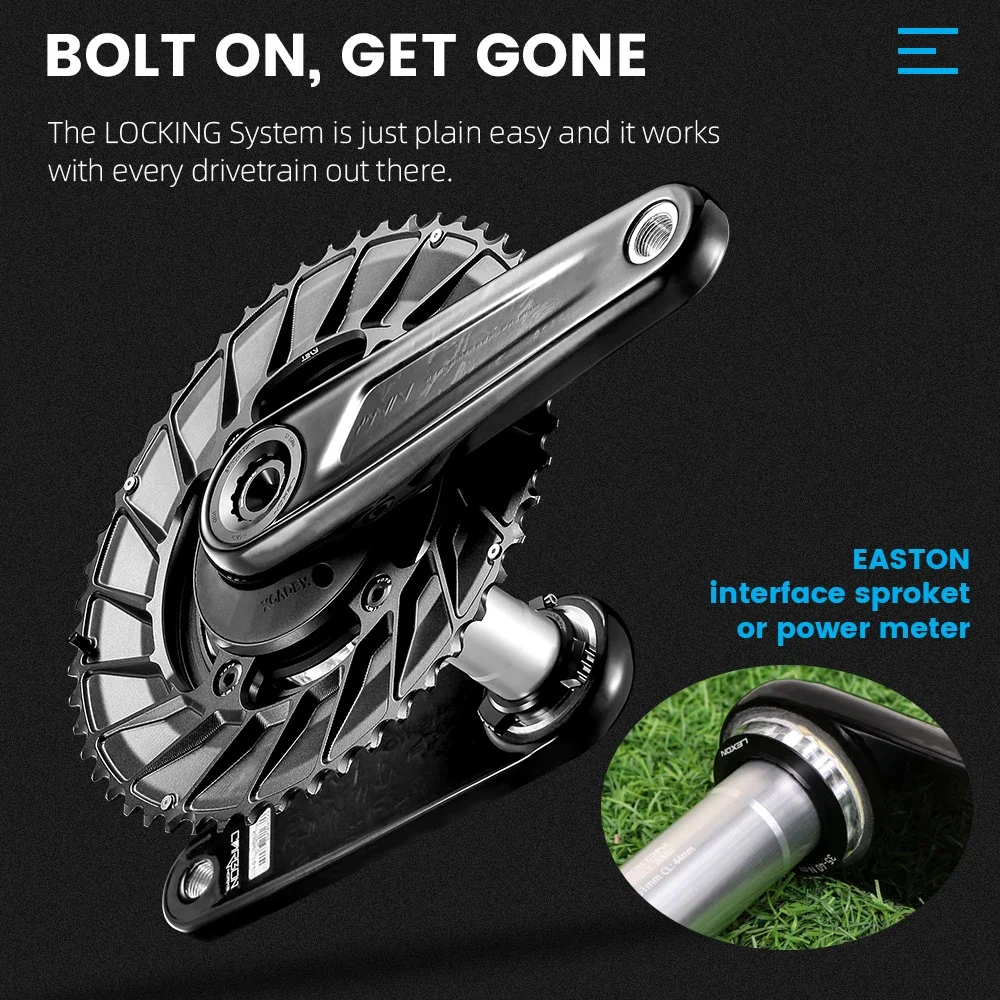 LEXSON 170mm カーボンクランク +パワーメーター LEXSON 170mm カーボンクランク +パワーメーター