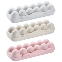 12 Grid Egg Holder Plastic Egg Protector Tray Portable Eggs Carrier Container Case for Refrigerator Camping Picnic Hiking Travel 1
