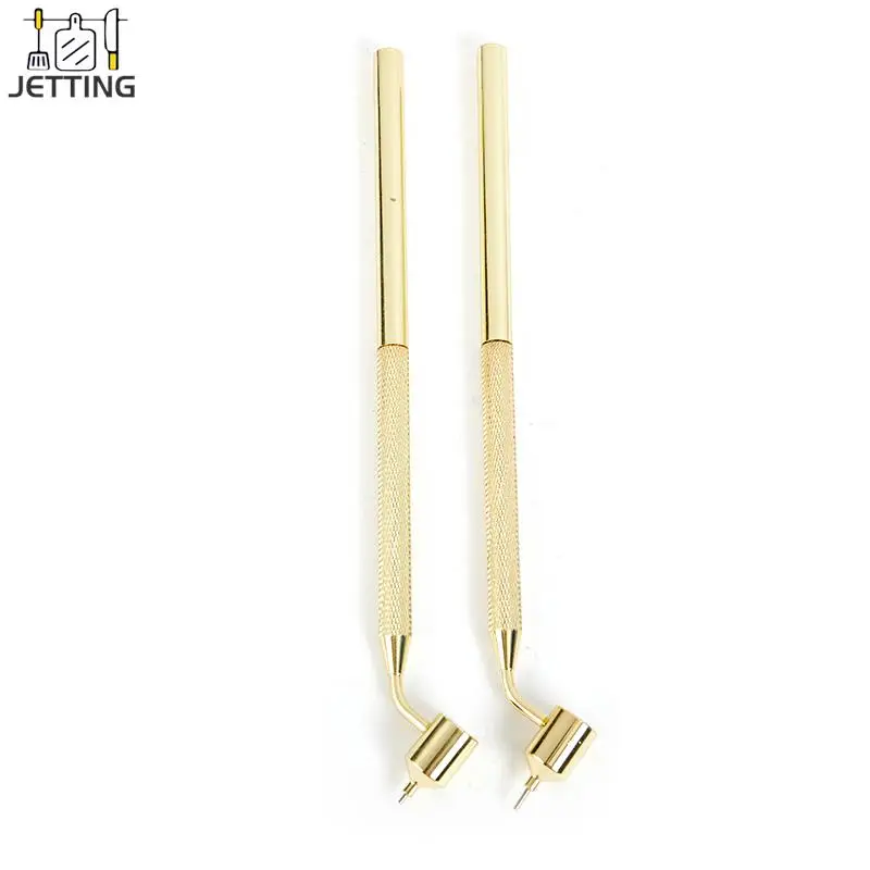 0.5mm/0.7mm Metal Thin Line Fluid Writer Paint Smudger Liquid Writer Tilting Precision Scale Pen Repair Touch Up Paint Pen