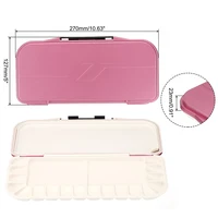 18 Wells Paint Storage Box, Airtight Folding Detachable with 3 Extra Area Painting Palette for Watercolor Gouache Acrylic Oil 2