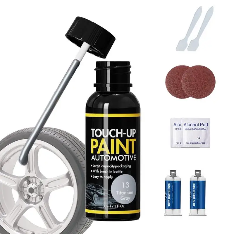 

Wheel Paint Repair Wheel Paint Repair Tool Set Rim Paint Repair Kit Wheel Repair Kit For Travel RV And Bicycle Wheel
