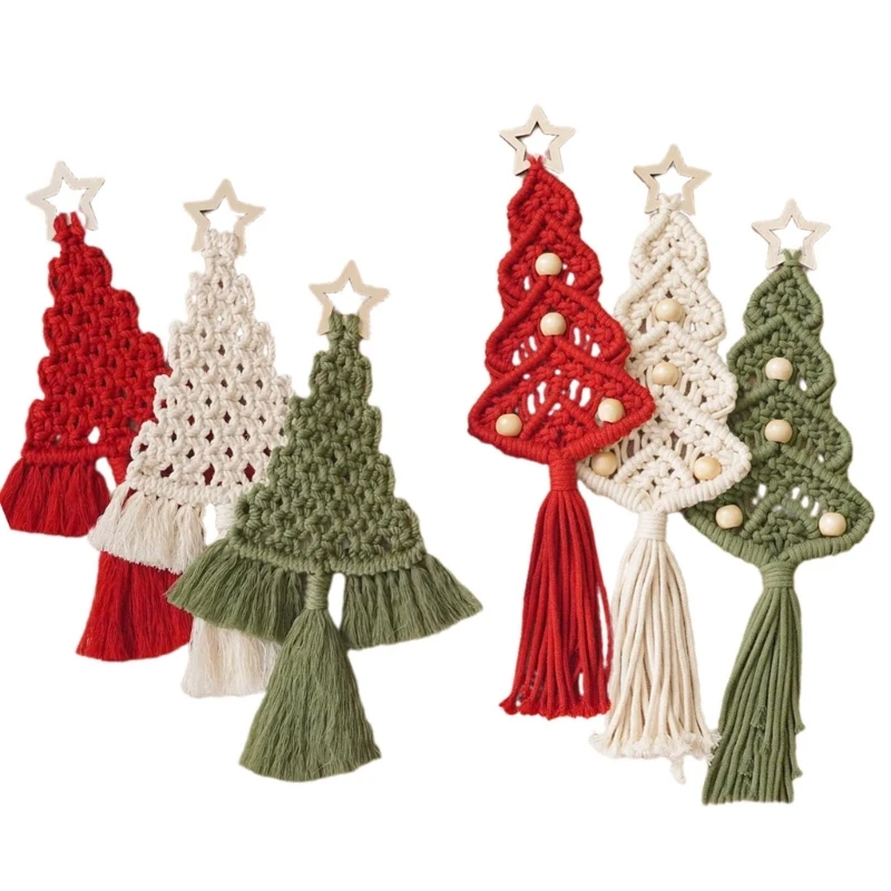 Christmas Tree Macrames Diy Kits For Adult Beginners Xmastree Wall Decoration
