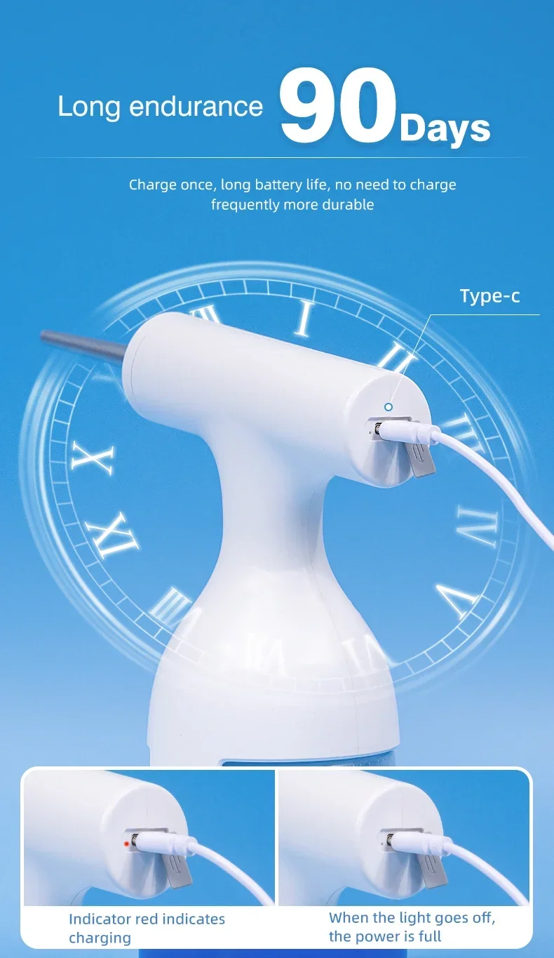 Description Picture 6 of itemAutomatic Electric Foam Dispenser Gun Bathroom 350ml Smart Washing Continuous Foaming Shampoo Face Wash Detergent Bubble Sprayer
