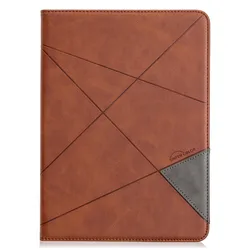 Luxurious Leather Smart Cover for iPad - Premium Protection and Style (Brown)