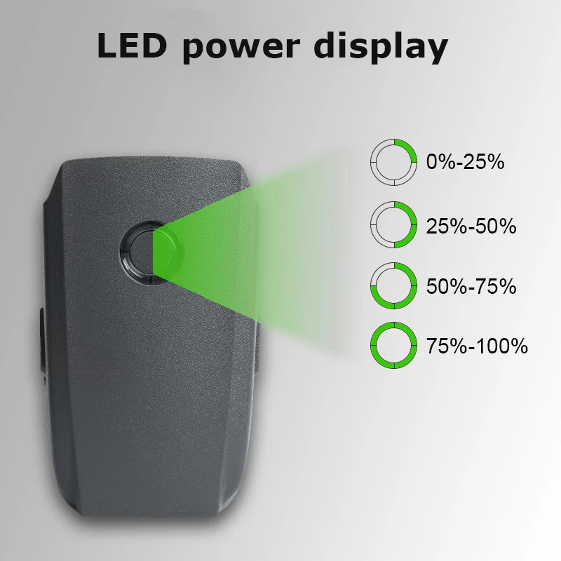 Batterie DJI Mavic 2 3850mAh 15.4V Lipo 4S 60W Charge Rapide