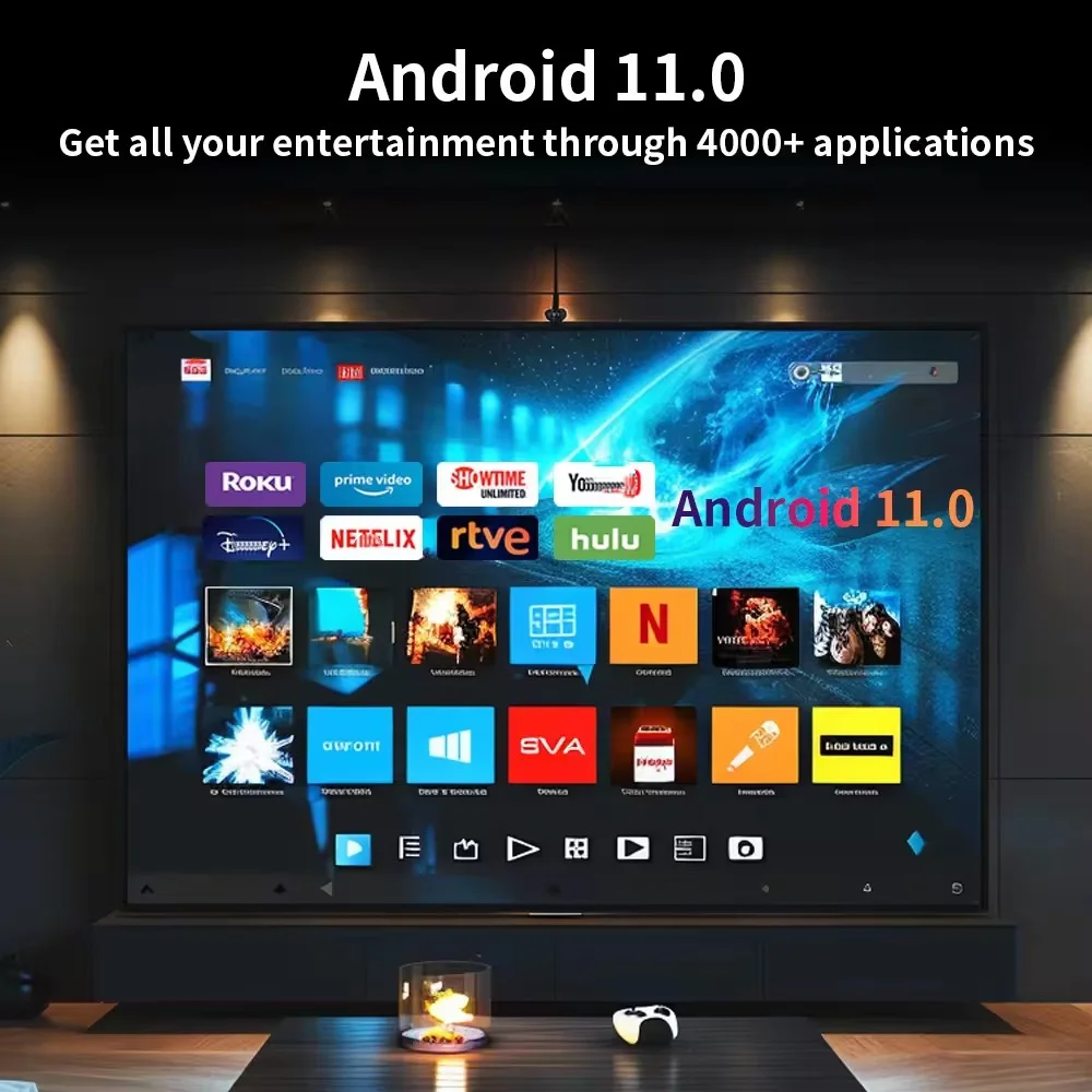 Portable projector Salange P330 Small Lens Android 11 Projector