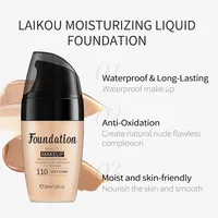 Crème de fond de teint longue durée pour le visage, correcteur imperméable, liquide, même le teint, Base professionnelle mate, maquillage, cosmétiques Maquiagem 5