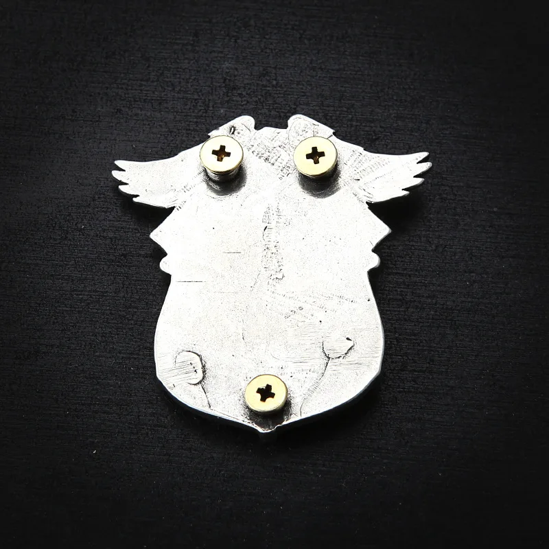 Leather Clothing Conchos DIY Decorative Accessories Locomotive Badge Flying Eagle Shield Eagle Decorative Buckle