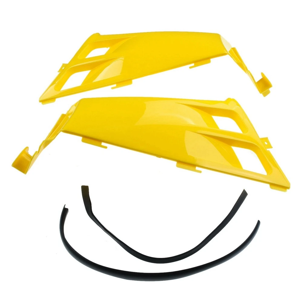 Yamaha Banshee 350 YFZ350 87-06 Yellow에 적합한 그릴이 있는 플라스틱 가스 탱크 측면 커버