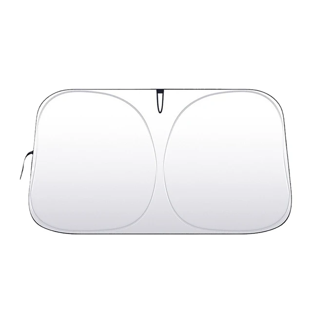 Car Windshield Sun Shade 4 Layers Nano Coating Window Shade Foldable Front Windscreen Sunshade UV Protection For Car SUV Truck 6