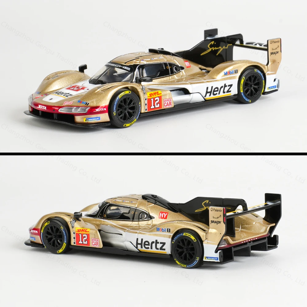 Bburago 1:43 Die-Cast Collectible Racing Car with Acrylic Display Box