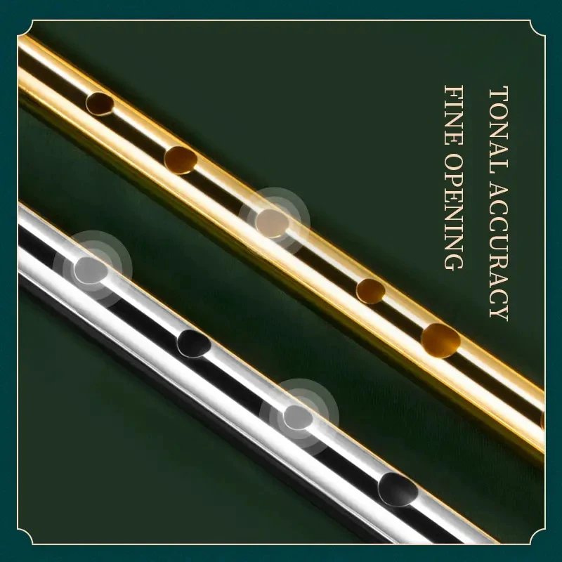 Miwayer Authentische irische Pfeife, Flöte, C/D-Taste, Blech, Penny-Pfeife mit 6 Löchern, perfektes traditionelles irisches Musik-Musikinstrument – Detail 6