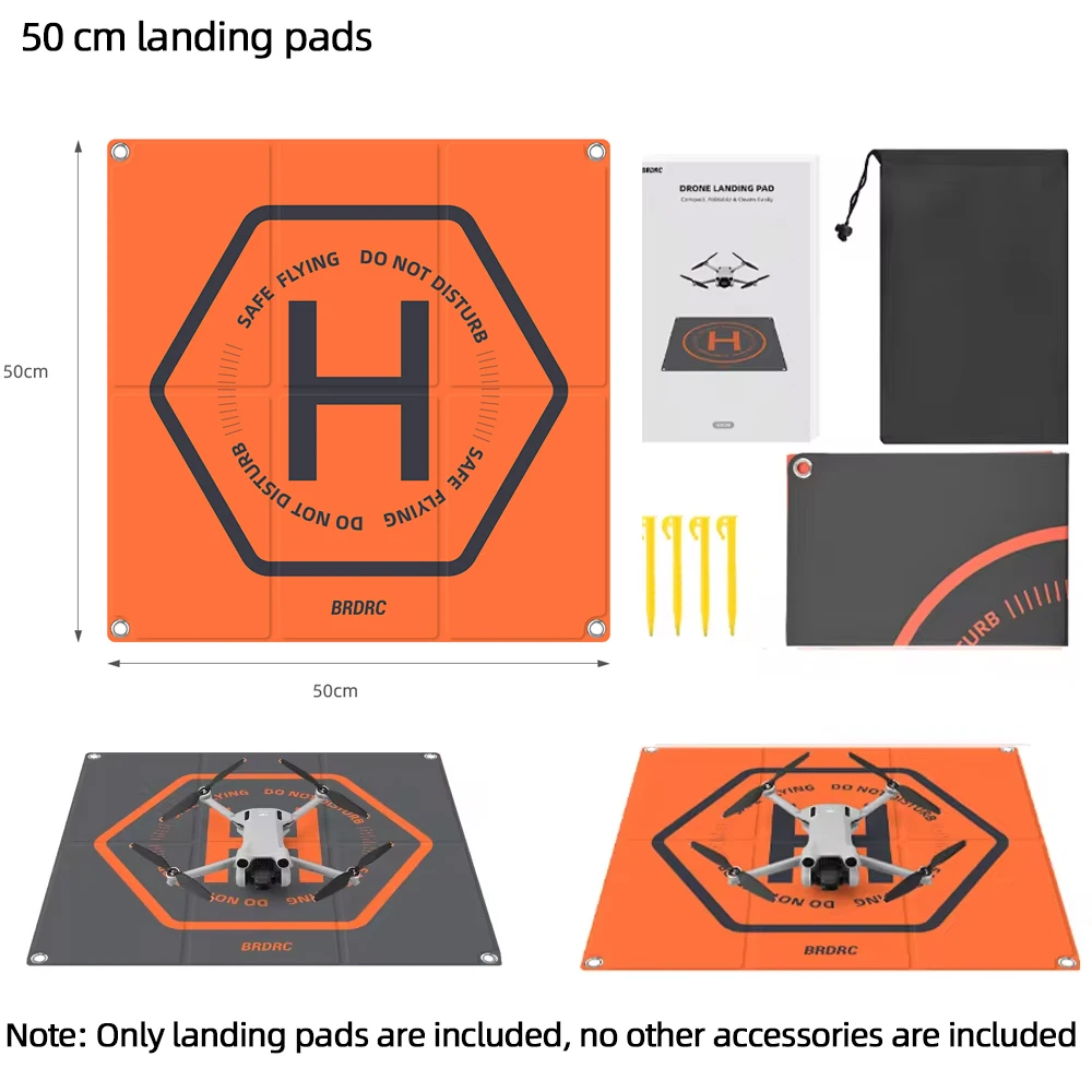 وسادات هبوط قابلة للطي من BRDRC لـ DJI Air 3S/NEO/...