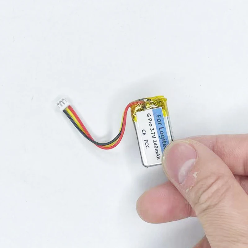 Original Substitui Bateria para Logitech Gpro 240mah 180mah 533000071 Gpro Gpw Super Leve Bateria de Rato sem Fio Akku - Image 3