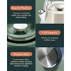 Caraway 2 Quart Whistling Tea Kettle - Durable Stainless Steel Tea Pot - Fast Boiling,Stovetop Agnostic-Non-Toxic,PTFE&PFOA Free 3