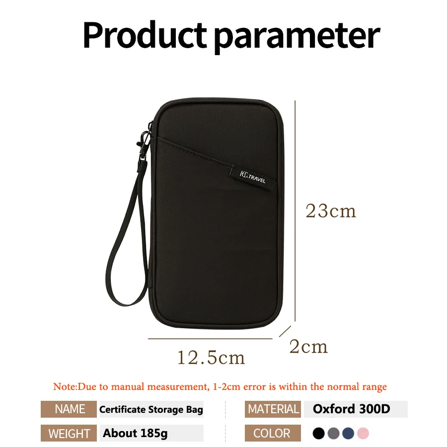 RFID Travel Passport Organizer 5