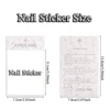 Eye Pattern Stickers For Nails INS 12 Colors Lightning Style Design Nail Art Decoration Decals 4