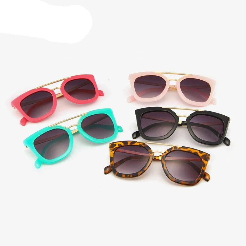 

Boys&girls Fashion UV400 Metal Leg Sunglasses Children Kids outwear cool glasses oculos de sol Summer stylish eyewear n543