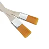 10Pcs  Wooden Handle Brush, Nylon Bristles Welding Cleaning Tools For Solder Flux Paste Residue Keyboard PC 4