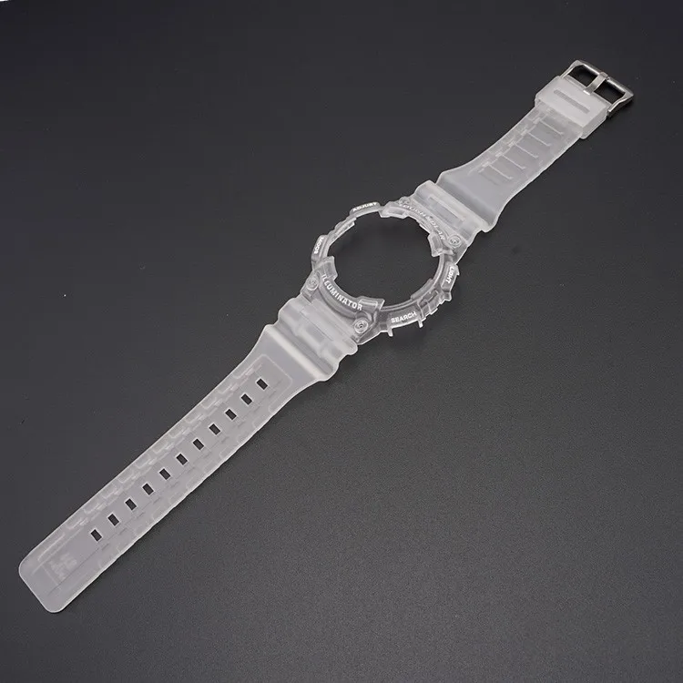 Resin Case Cover for Casio Watch band Bracelet accessories Strap Replacement Watchband for Casio G-Shock AQ-S810W/AQ-S800W Wrist 