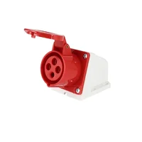 5Pcs Industrial Plug and Socket Waterproof Connector 3PIN 4PIN 5PIN 16A/32A  Waterproof Electrical Connection Wall Mount Socket 5