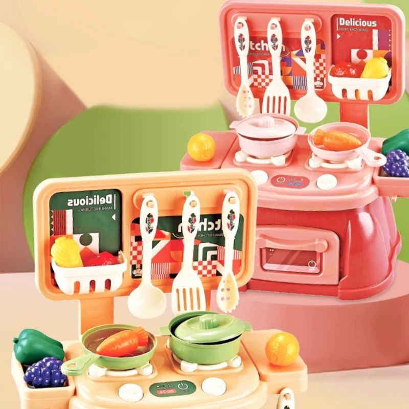 

1 компл., имитация детской кухни, игрушка, игрушка, еда, развивающая для детей, малышей