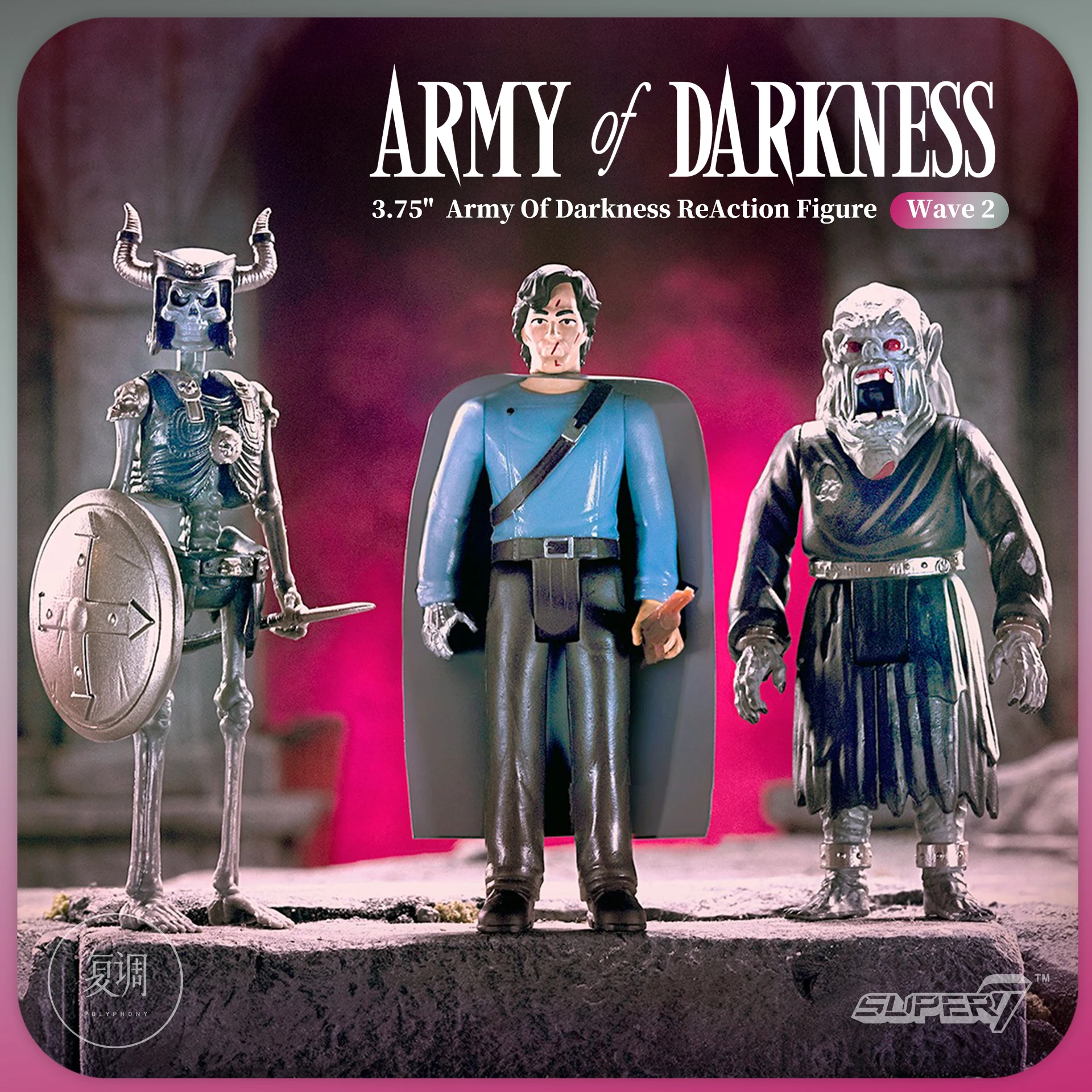 Super7 Army of Darkness Series Clamshell Figures Evil Dead