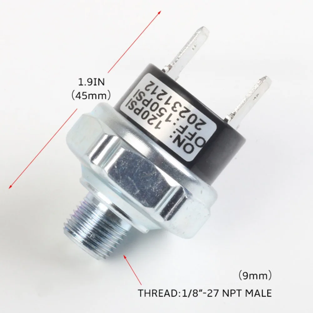 Description Picture 4 of itemMale Air Pressure Control Switch 120-150PSI 1/8NPT 170-200PSI1/4NPT  Air Compressor Valve Switch Pneumatic Parts