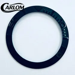 Black, Blue, Green Ceramic Aluminum Sloping Bezel Insert (Black)