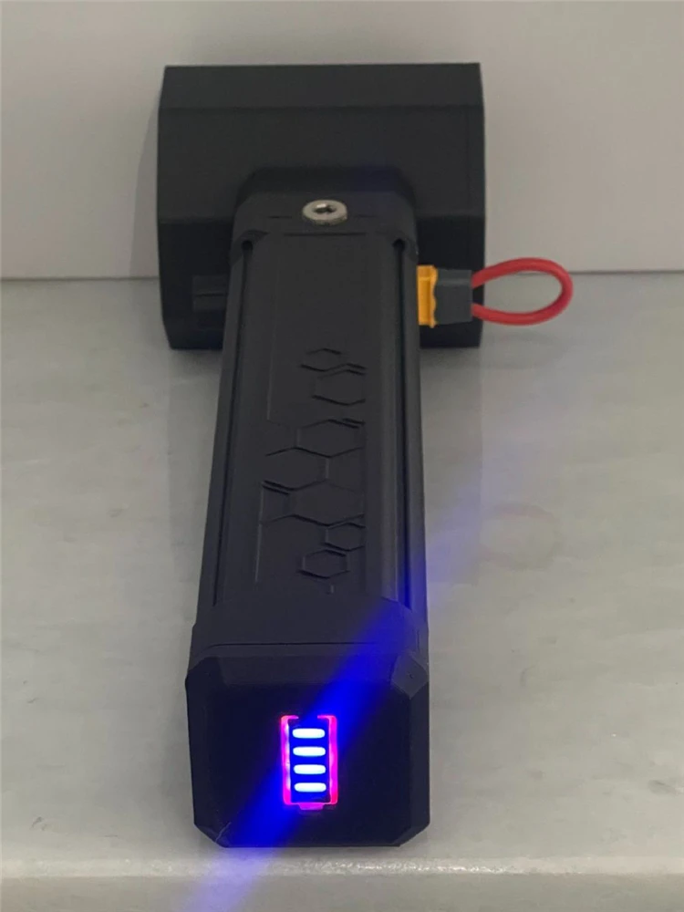 Turbo Jet Fan Handheld Powerful Air Blower LED Lighting Turbo Fan 64mm Brushless Motor Electric Duct Fan Thrust Blower 5
