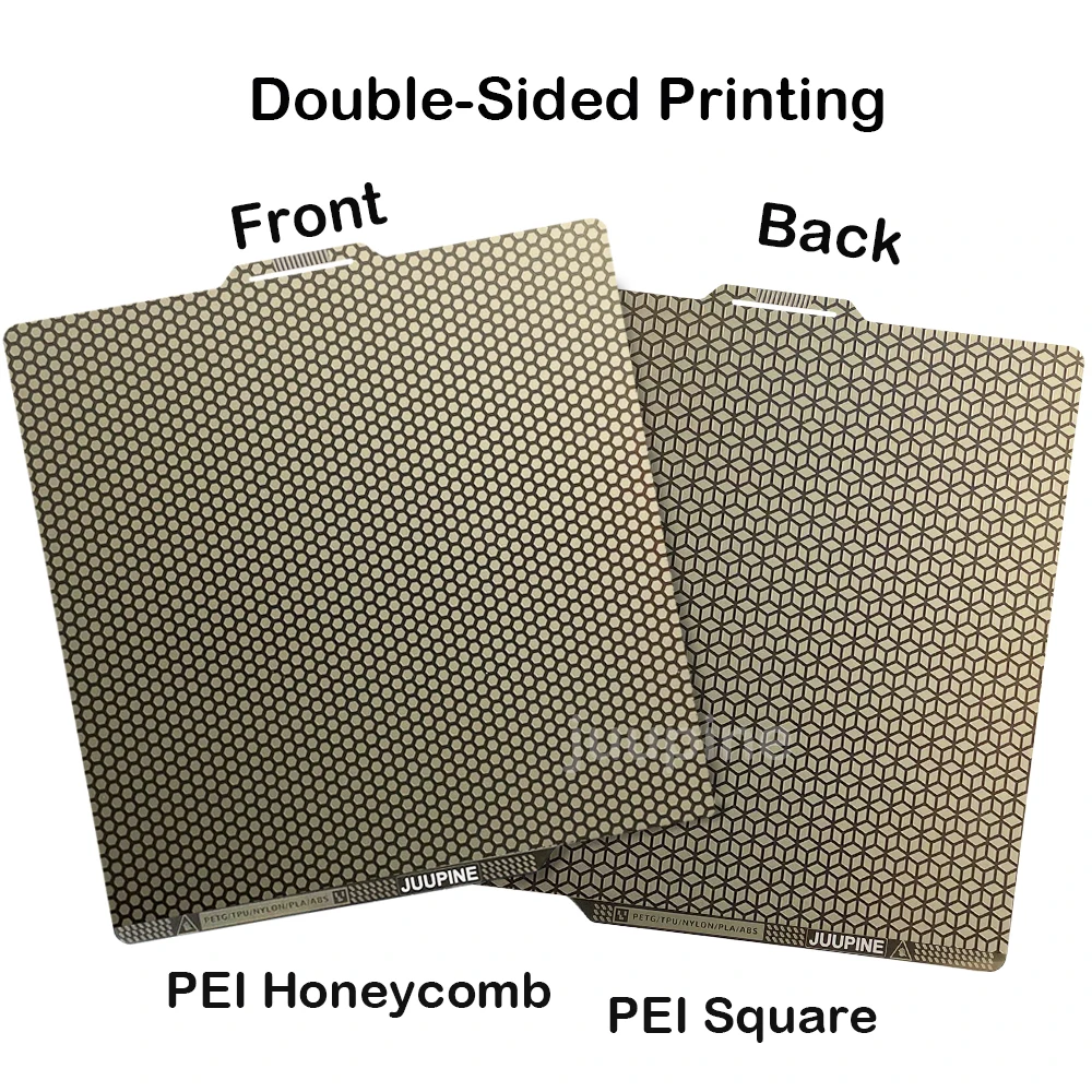 Enhanced Build Plate - Textured PEI Sheet, Spring Steel, 257x257