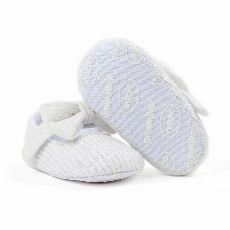 Baby Girl Soft Sole Shoes Infant Toddler Knitted Cute Shoes Little Girl Newborns First Walkers One Year Old Baby Girl Shoes