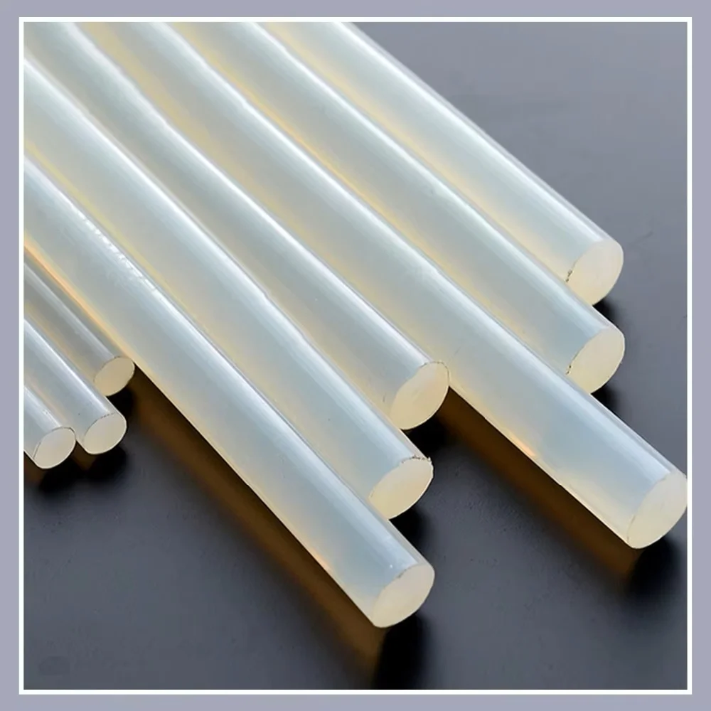 Hot melt glue sticks Hot Melt Glue Sticks 7mm/11mm Translucent Strong Viscosity Rods Glue Gun High Temperature Resistant 10~50Pcs