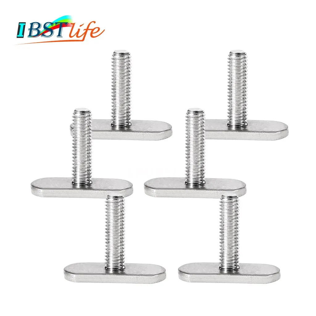 

Outdoor Mini Water-Skiing Tool Stainless Steel 316 Kayak Screws Rail Track Nuts Canoe Boat Accessories Rails Bolts Fishing Parts