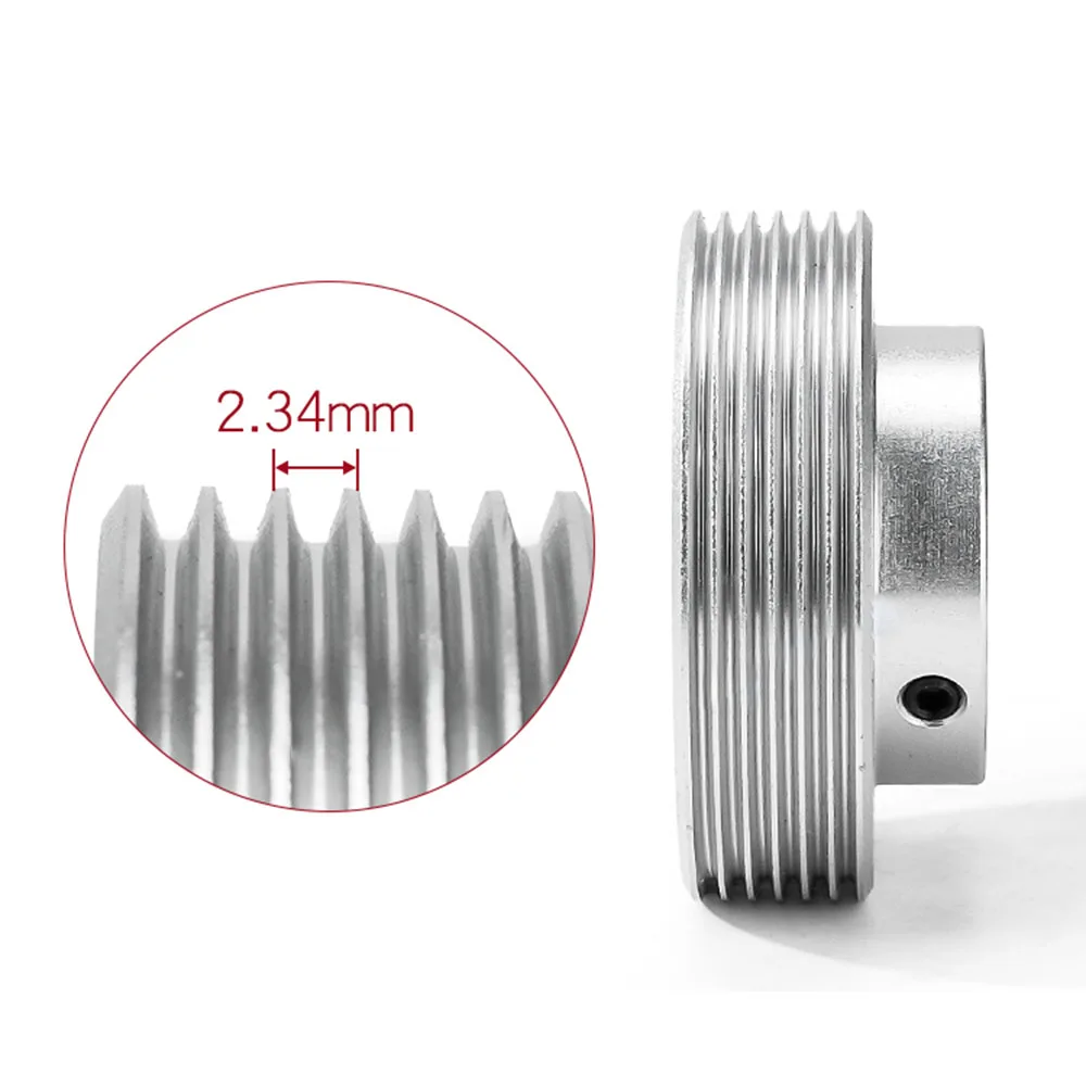 Poulies à Rainure En V En Aluminium - Pour Courroies Rondes 6 Mm - Diamètres 20 à 80 Mm - Haute Précision CNC - Pour Moteurs, Machines Modélisme