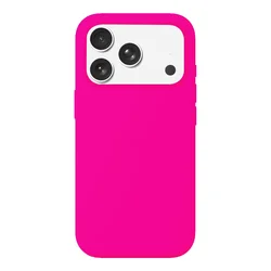 Premium Liquid Silicone Silky Smooth Anti - Drop Protective Case - iPhone 15 (Firefly Rose)