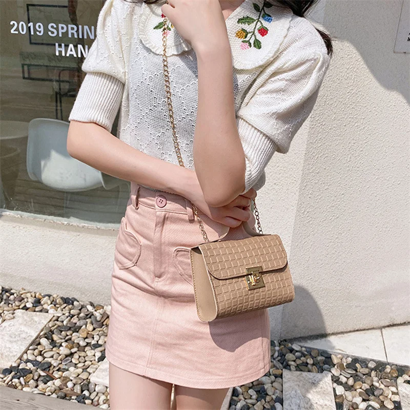 

Vintage Women PU Leather Shoulder Underarm Bag Casual Ladies Solid Color Small Purse Handbag Female Mini Subaxillary Bags Clutch