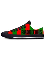 South Sydney Rabbitohs Low Top Sneakers Mens Womens Teenager Casual Shoes Canvas Shoes 3D Print Breathable Lightweight shoe 1